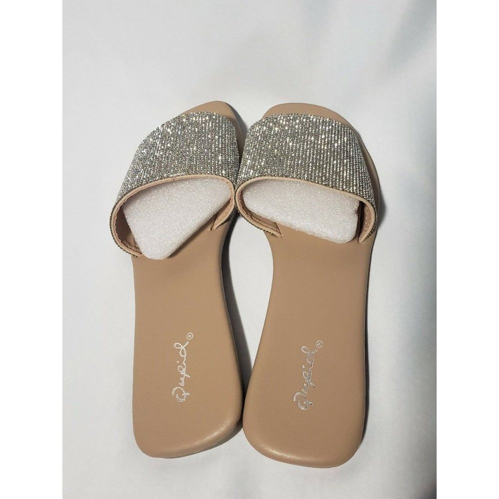 New Qupid Rhinestone Crystal Slides - Picture 3 of 6